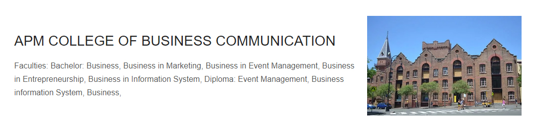 University of Amp college of business communication